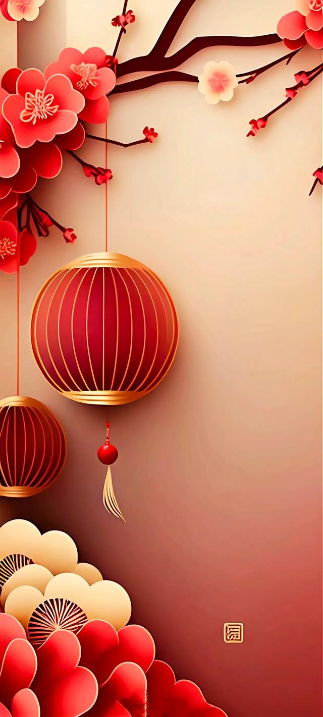 你手機里有中國紅的壁紙嗎？能否和大家分享一下？