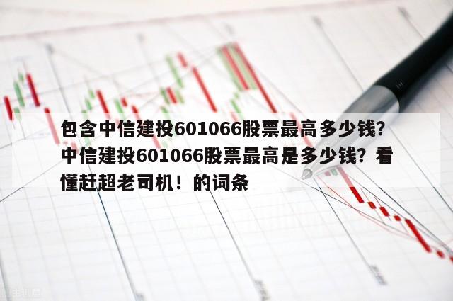 包含中信建投601066股票最高多少錢？中信建投601066股票最高是多少錢？看懂趕超老司機！的詞條