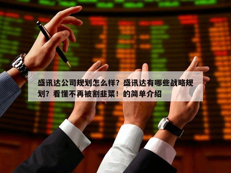 盛訊達公司規劃怎么樣？盛訊達有哪些戰略規劃？看懂不再被割韭菜！的簡單介紹