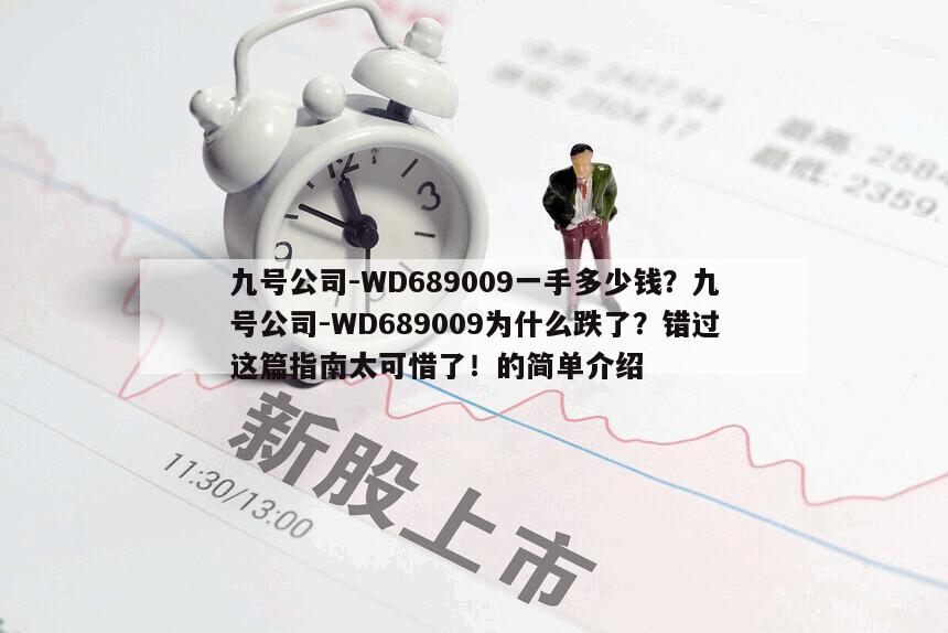 九號公司-WD689009一手多少錢？九號公司-WD689009為什么跌了？錯過這篇指南太可惜了！的簡單介紹