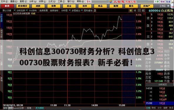 科創信息300730財務分析？科創信息300730股票財務報表？新手必看！