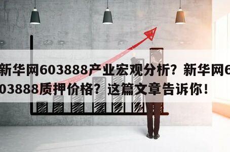 新華網603888產業宏觀分析？新華網603888質押價格？這篇文章告訴你！