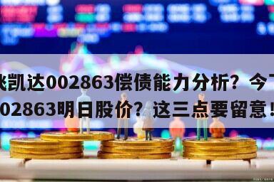 今飛凱達002863償債能力分析？今飛凱達002863明日股價？這三點要留意！