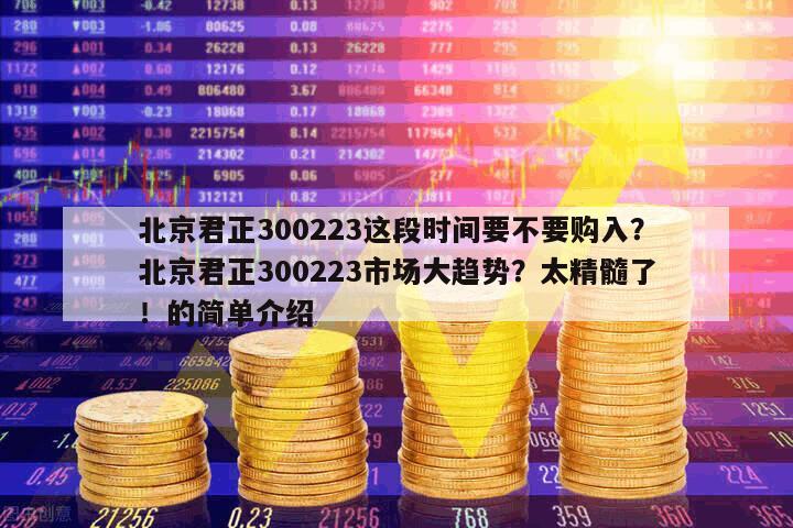 北京君正300223這段時間要不要購入？北京君正300223市場大趨勢？太精髓了！的簡單介紹