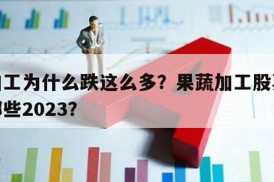 果蔬加工為什么跌這么多？果蔬加工股票龍頭股有哪些2023？