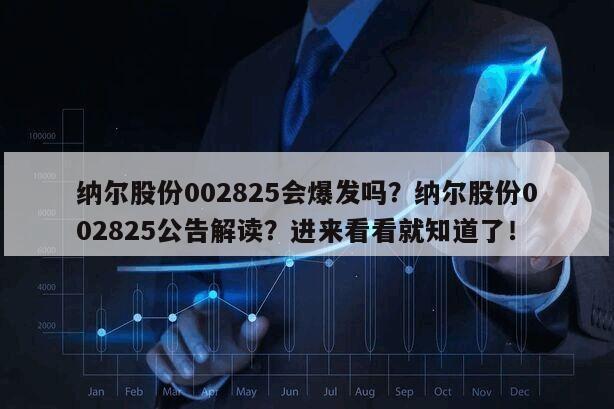 納爾股份002825會爆發嗎？納爾股份002825公告解讀？進來看看就知道了！