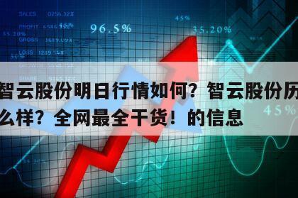 關于智云股份明日行情如何？智云股份歷史行情怎么樣？全網最全干貨！的信息