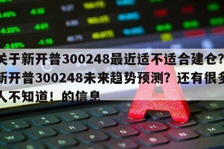 關于新開普300248最近適不適合建倉？新開普300248未來趨勢預測？還有很多人不知道！的信息